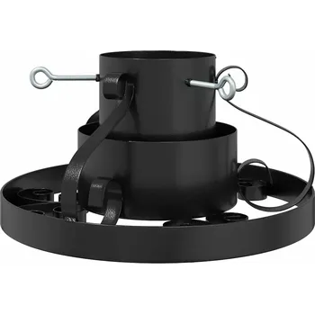 Stojánek na vánoční stromek ČERNÝ STOJAN NA VÁNOČNÍ STROMEK 40X40X21CM OCEL