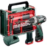Metabo PowerMaxx BS Basic Set - Aku vrtací šroubovák 12 V, 2x2,0 Ah (600080710)