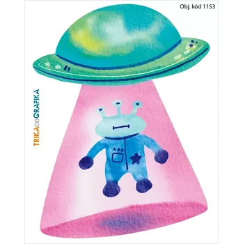 Textilie k potisku UFO – nažehlovačka 14x11cm