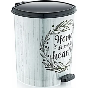 Odpadkový koš Koš odpadkový 11 l dekor HOME plast