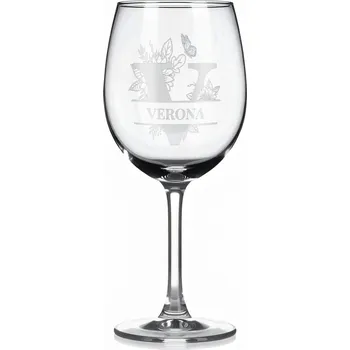 Sklenice Vínová sklenka s gravírovaným jménem – Verona