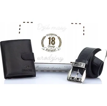 Opasek Gracio černý pásek - muž