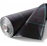 AGROJUTEX Tkaná textilie 130g/m², agrotextilie EXTRA PEVNÁ, 100m x 1,65m - černá + kotvící kolíky zdarma