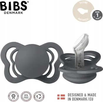 dudlíky Silikonový Dudlík Bibs kulatý 0 +