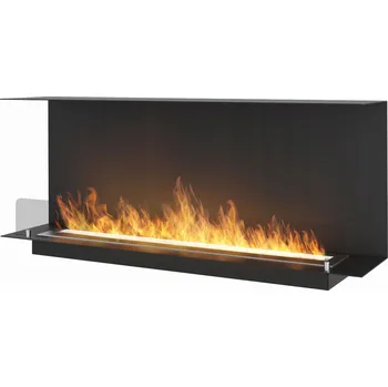 Biokrb Závěsný biokrb InFire 120 x 45 x 25 cm černý