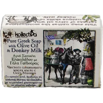 Mýdlo Kollektiva Mýdlo přírodní s oslím mlékem 100g
