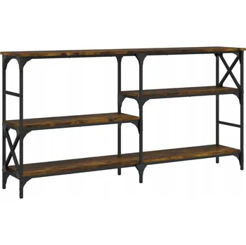 Konferenční stolek Konzolový stolek, kouřový dub, 150x29x76,5 cm