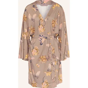 Dámský župan Short Stories Dámský Župan, černošedá / hnědá / tmavě žlutá