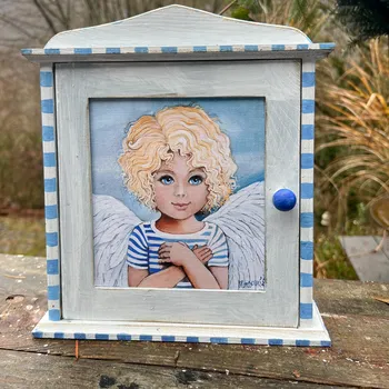 Skříňka na klíč Skříňka na klíče - Andělíček