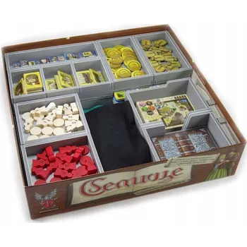 Příslušenství k deskovým hrám Folded Space: Organizér pro hru Osadníci (Village)