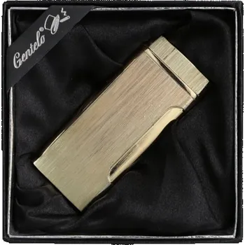 Zapalovač Stříbrný plynový žhavicí Zapalovač s silným a regulovatelným plamenem Gentelo