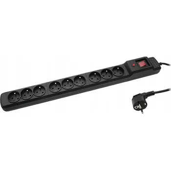 Napájecí kabel Zásuvková lišta Armac M9/45/CZ 9 zásuvek 5 m černá