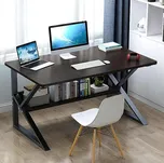 Psací stůl s policí SHAPE 80x40 cm, černý 219524414