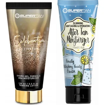 Opalování Supertan Celebration + Zklidňující péče po opalování Grati