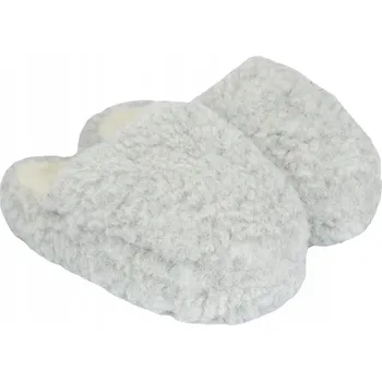 Dámská obuv PÁNSKÉ PAPUČE, PAPUČE NAZOUVÁKY 100% MERINO VLNA 43