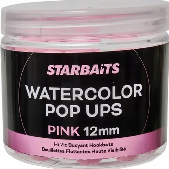 Boilies Nástrahy Kuličky Plovoucí Pop Up Starbaits Watercolor Pink 12 mm 70 g