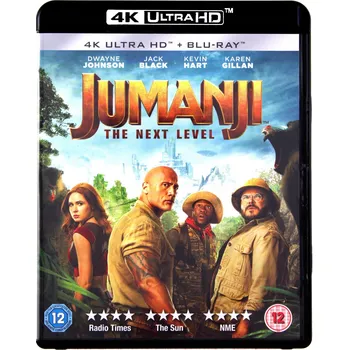 Blu-ray film Jumanji: The Next Level Blu-ray 4K disk
