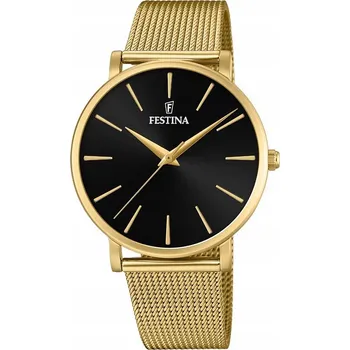 Hodinky DÁMSKÉ HODINKY FESTINA F20476/2 BOYFRIEND ZLATÉ