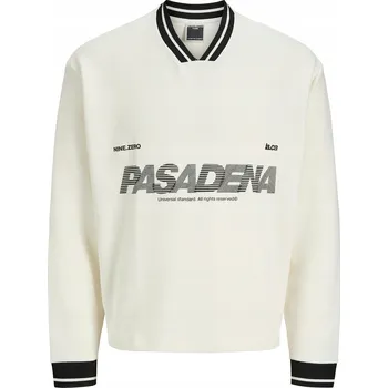 Pánská mikina Jack Jones Pánská Mikina Jack&Jones-12278566 Cloud Dancer Bílá