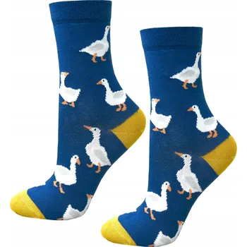 Dámské ponožky TuSzyte | Modré dětské ponožky, mix, bavlna VEL. 31-34