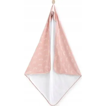 Kryt s kapucí Jollein 100 x 100 cm bílý