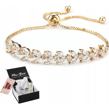 Náramek Náramek elegantní OCEL UŠLECHTILÝ POZLACENÝ