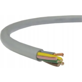 elektrický kabel Vodič řídící kabel LIYY 6x0,14mm2 300/300V lanko šedý MĚĎ 200m