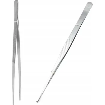Kosmetická pinzeta PINZETA PINZETA OCELOVÁ 25 CM 250 MM JEDNODUCHÁ DLOUHÁ PŘESNÁ PINZETA KLEŠTĚ