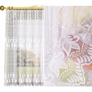 Záclona Záclona vzor 049348, výška 170 cm, bílá (na metráž)