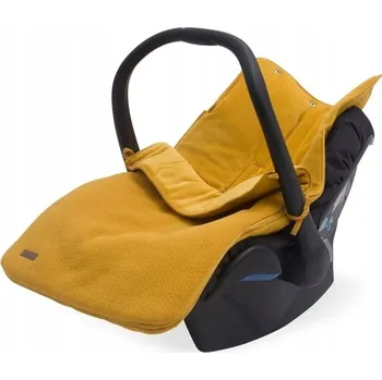 Příslušenství pro přepravu dětí Jollein teplý fusak do kočárku a autosedačky BRICK VELVET Hořčicová