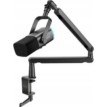 Mikrofon Dynamický studiový mikrofon Fifine TAM8 XLR/USB se stativem - Černý