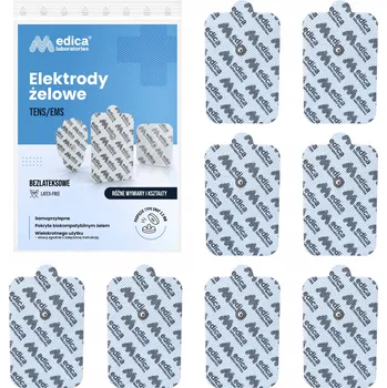 Bezpečnostní kamera 10x GELOVÁ ELEKTRODA PRO ELEKTROSTIMULÁTOR TENS EMS VELKÁ 9x6 cm