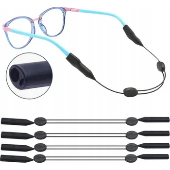 Sluneční brýle ŠŇŮRKA NA BRÝLE ŘETÍZEK ZÁVĚSKA NA BRÝLE Nastavitelná a lehká 4 ks