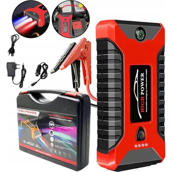 Startovací zdroj STARTOVACÍ SADA JUMP STARTER POWER BANKA 99800mAh PRO NASTARTOVÁNÍ AUTA