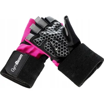 Fitness rukavice PRAKTICKÉ DÁMSKÉ TRÉNINKOVÉ RUKAVICE FITNESS SPORT - GymBeam L růžové