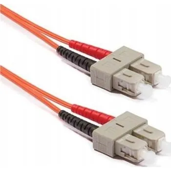 Síťový kabel Optický patch kabel duplex SC-SC, 50/125 um MM, 10 m, OM2