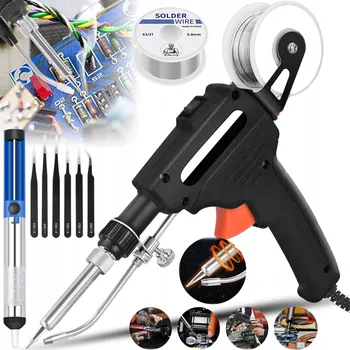 Páječka TRANSFORMÁTOROVÁ PÁJKA PÁJEČKA SVÁŘENÍ PISTOLE 600 °C SADA CÍN SADA