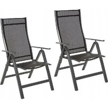 Zahradní židle Fieldmann kovová šedá