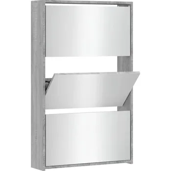 Botník Botník VidaXL 63 x 102,5 x 17 cm, odstíny šedé