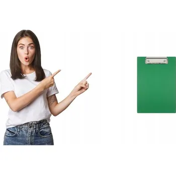 Obraz Podložka s klipem A5 Biurfol zelená