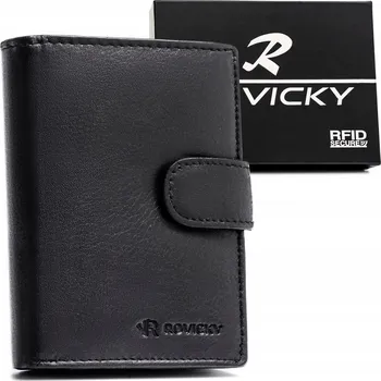 Rovicky pánská peněženka z pravé kůže černá - muž