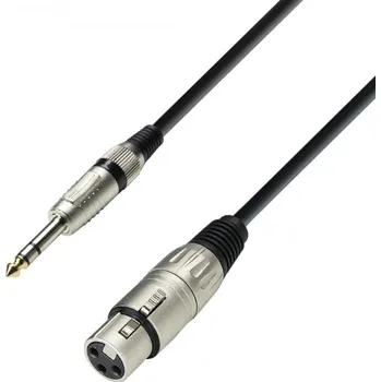 Audio kabel XLR kabel – 6,3 mm jack Adam Hall K31000 10 m