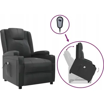 Křeslo Houpací křeslo VidaXL černé