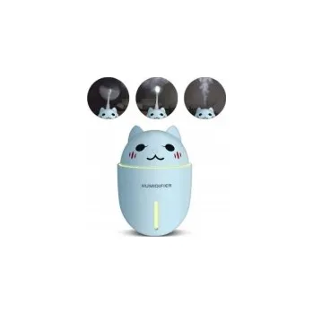 Zvlhčovač vzduchu ULTRAZVUKOVÝ ZVLHČOVAČ VZDUCHU DIFUZÉR VŮNĚ 4V1 LED ČASOVAČ