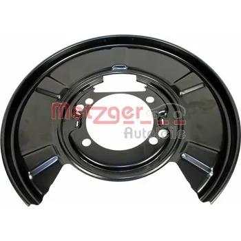 Brzdový kotouč Ochranný plech proti rozstřikování, brzdový kotouč METZGER 6115091