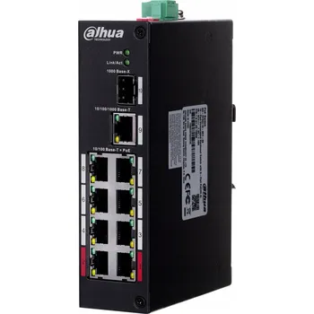 Switch Průmyslový Switch Dahua PFS3110-8ET-96-V2 7,6 Gbps s PoE Watchdog a funkcí PD Alive