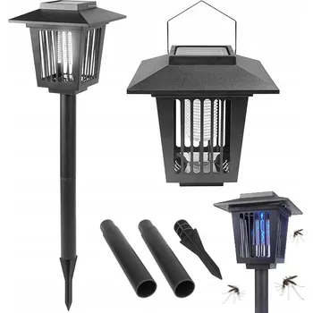 Venkovní osvětlení Solární lampa LED pochodeň zapichovací PROTI KOMÁRŮM, insekticidní, zahradní, 58 cm