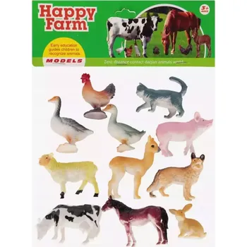 Figurka Domácí zvířata 11 ks 18x22x5 cm Mega Creative sada figurek