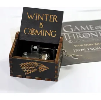 Hrací Skříňka Písnička z Hry o trůny Úvodní znělka seriálu Game Of Thrones Mechanický hrací strojek