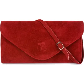 Kabelka Beltimore kabelka psaníčko eko kůže semišová červená